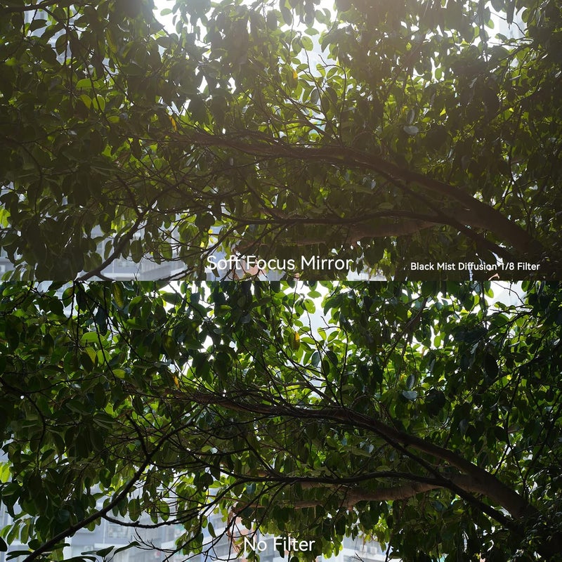 7artisans Black Mist Filter 1/8 Aluminum Alloy Natural Soft Diffuser Effect Dream Cinematic Effect Soft Focus Optical Glass Filter (46mm) - Image 3